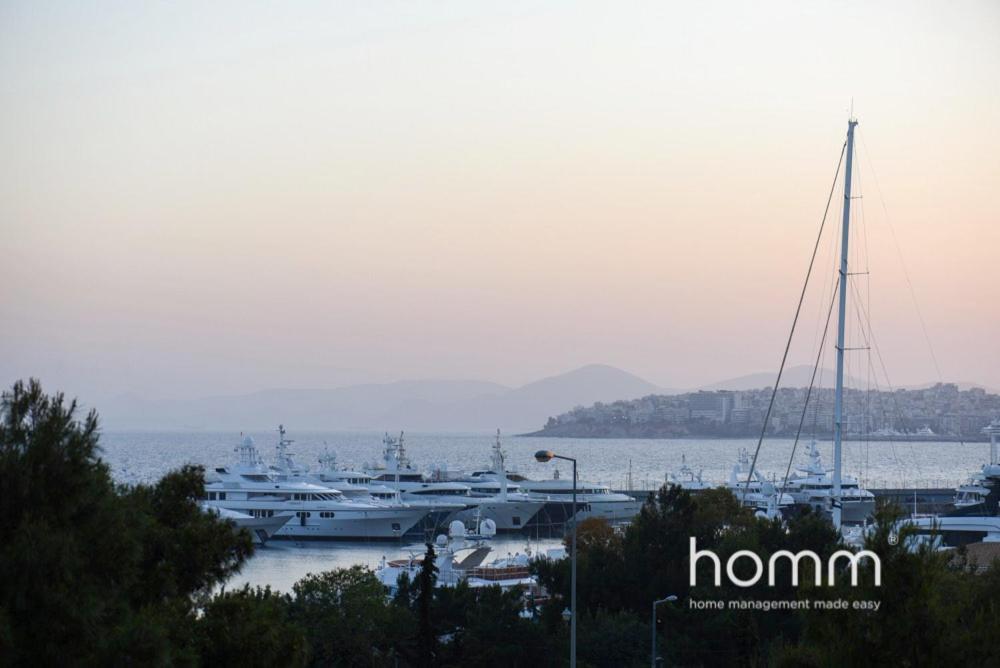 Appartement 95M² Homm Spectacular Flisvos Marina Sea View Flat à Athènes Extérieur photo